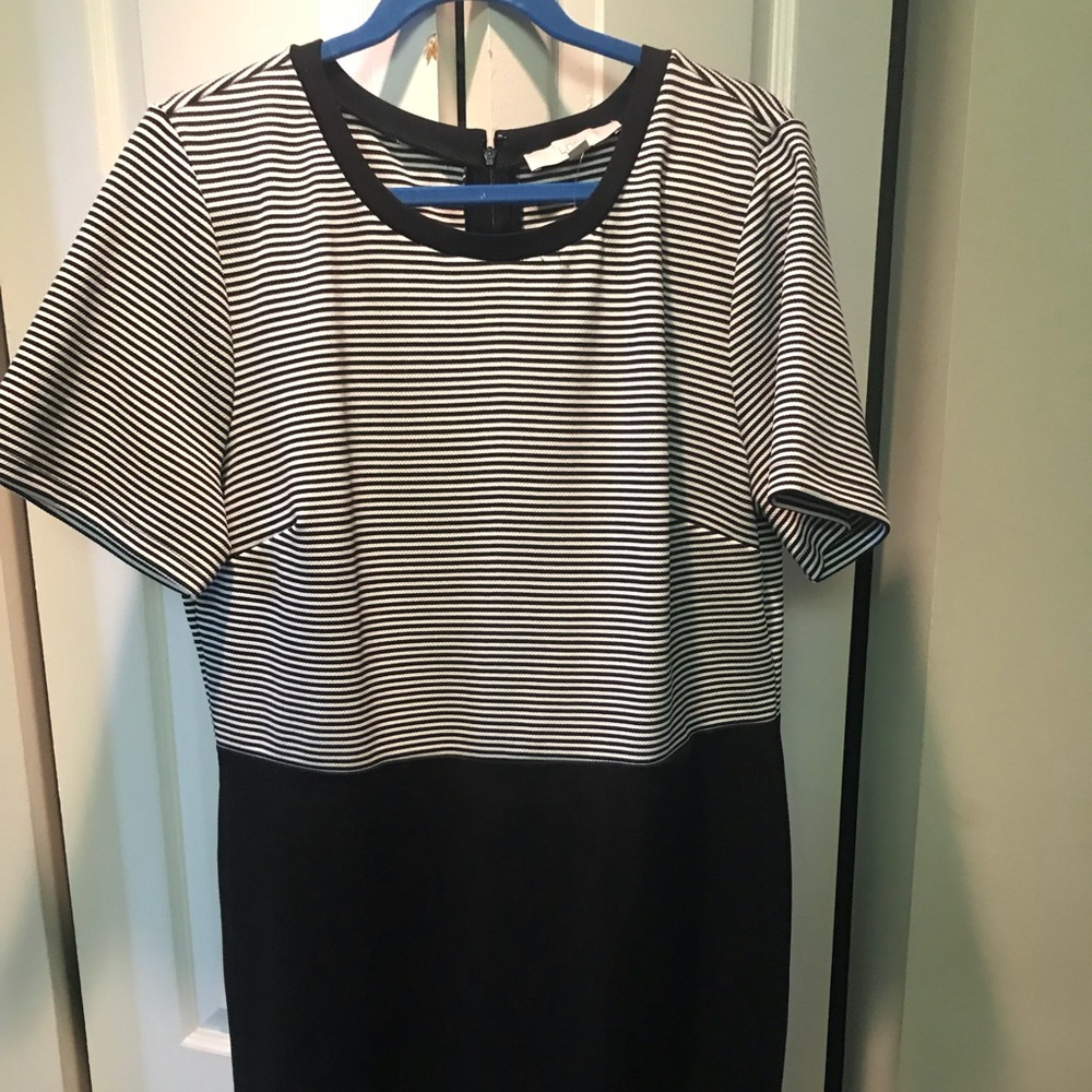 Black and white dress